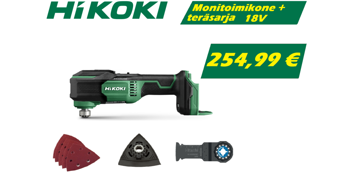 Hikoki monitoimikone