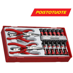 Teng Tools Ruuvitaltta- ja pihtisarja | Hienomekaaninen | 16-os
