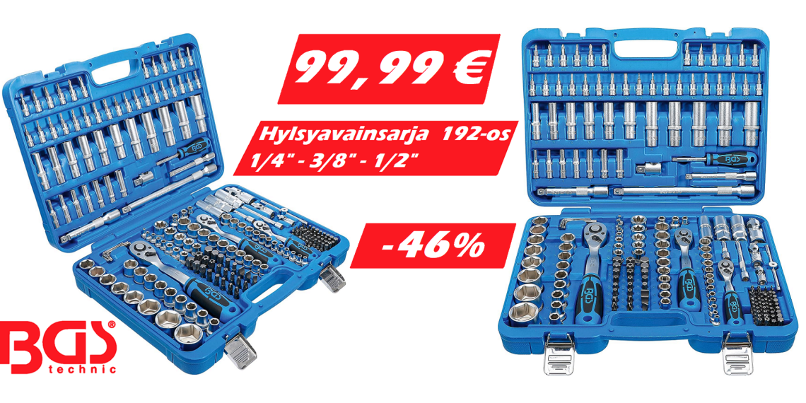 bgs hylsysarja 192-os