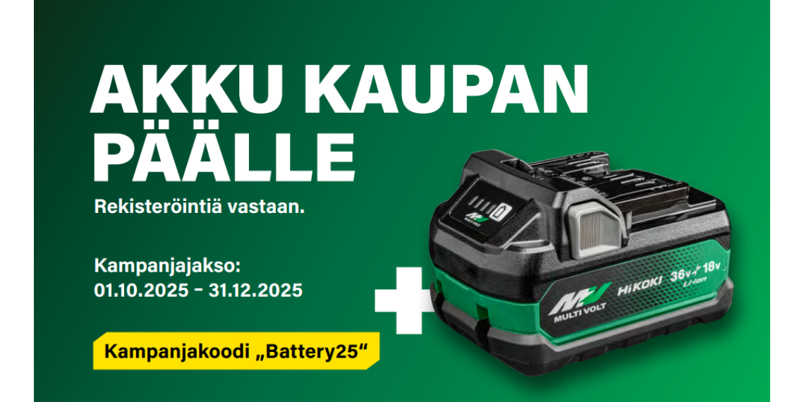 HIKOKI AKKUKAMPANJA 2