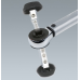 KsTools | Momenttiavain 1/4" | Vaihtoräikkäpäällä ja kiertonupilla | 1-25 Nm