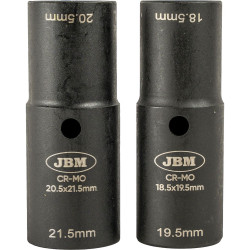 JBM Voimahylsysarja alumiinivanteille | Ford 18.5/19.5mm, 20.5/21.5mm | 1/2" | 2 osaa